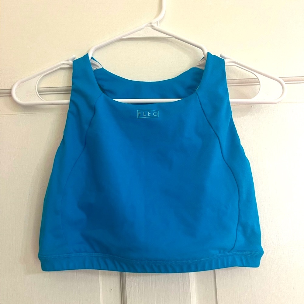 Fleo Jourdaine Sports Bra - teal blue